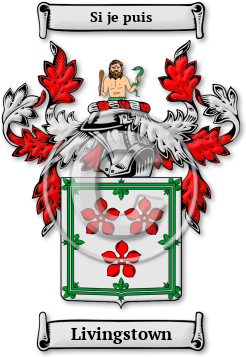 Livingstown Family Crest Download (jpg) Legacy Series - 150 DPI