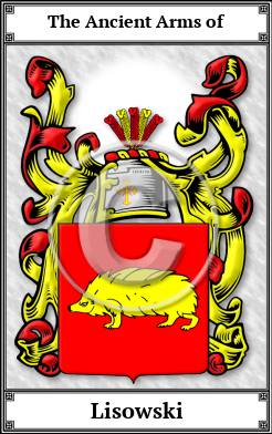 Lisowski Family Crest Download (JPG)  Book Plated - 150 DPI