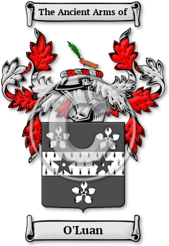 O'Luan Family Crest Download (jpg) Legacy Series - 150 DPI