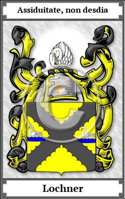 Lochner Family Crest Download (JPG)  Book Plated - 150 DPI