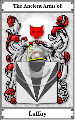Laffay Family Crest Download (JPG)  Book Plated - 150 DPI