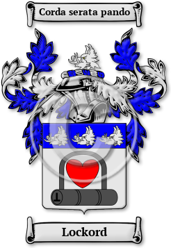 Lockord Family Crest Download (jpg) Legacy Series - 150 DPI