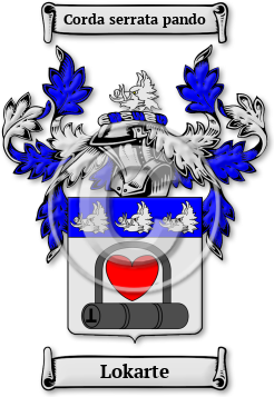 Lokarte Family Crest Download (jpg) Legacy Series - 150 DPI
