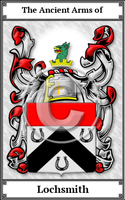 Lochsmith Family Crest Download (JPG)  Book Plated - 150 DPI