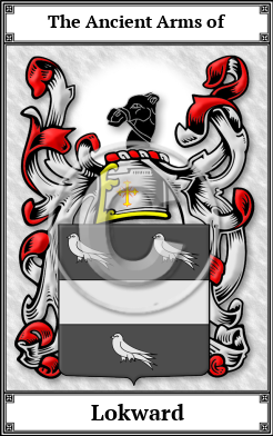 Lokward Family Crest Download (JPG)  Book Plated - 150 DPI
