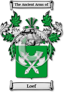 Loef Family Crest Download (jpg) Legacy Series - 150 DPI