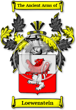 Loewenstein Family Crest Download (jpg) Legacy Series - 150 DPI
