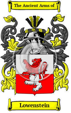 Lowenstein Family Crest Download (JPG) Heritage Series - 600 DPI