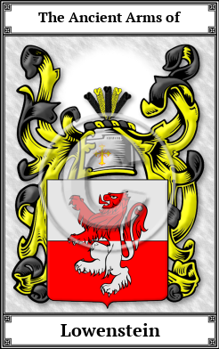 Lowenstein Family Crest Download (JPG)  Book Plated - 150 DPI