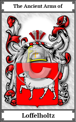 Loffelholtz Family Crest Download (JPG) Book Plated - 600 DPI