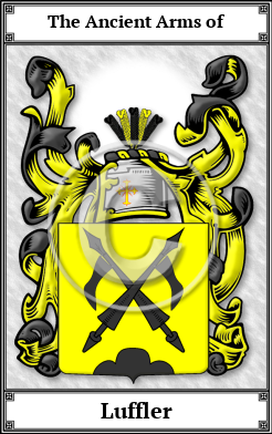 Luffler Family Crest Download (JPG)  Book Plated - 150 DPI