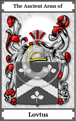 Lovtus Family Crest Download (JPG)  Book Plated - 150 DPI