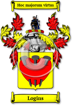 Logins Family Crest Download (jpg) Legacy Series - 150 DPI