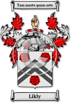 Likly Family Crest Download (jpg) Legacy Series - 150 DPI