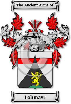 Lohmayr Family Crest Download (jpg) Legacy Series - 150 DPI