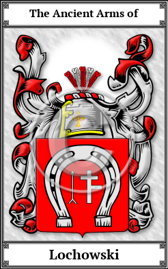 Lochowski Family Crest Download (JPG) Book Plated - 600 DPI