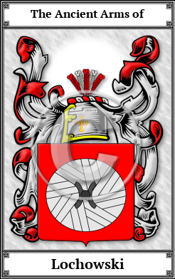 Lochowski Family Crest Download (JPG) Book Plated - 600 DPI