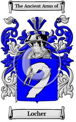 Locher Family Crest Download (JPG) Heritage Series - 600 DPI