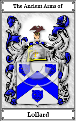 Lollard Family Crest Download (JPG)  Book Plated - 150 DPI