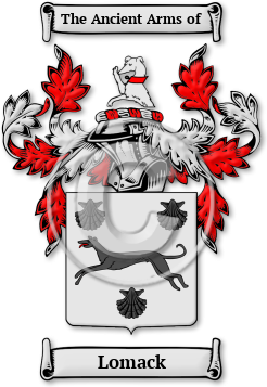 Lomack Family Crest Download (jpg) Legacy Series - 150 DPI