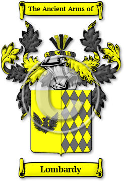 Lombardy Family Crest Download (jpg) Legacy Series - 150 DPI