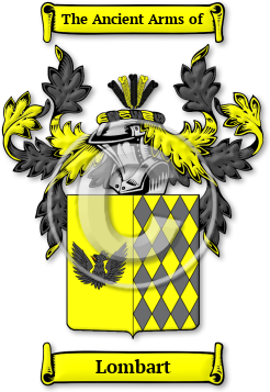 Lombart Family Crest Download (jpg) Legacy Series - 150 DPI