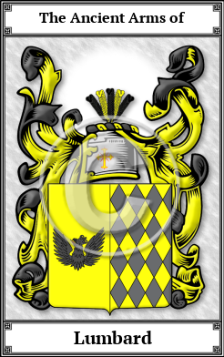 Lumbard Family Crest Download (JPG) Book Plated - 600 DPI