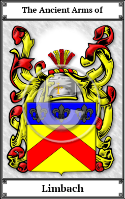 Limbach Family Crest Download (JPG)  Book Plated - 150 DPI