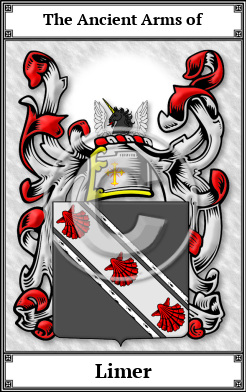 Limer Family Crest Download (JPG)  Book Plated - 150 DPI
