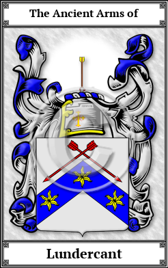 Lundercant Family Crest Download (JPG)  Book Plated - 150 DPI