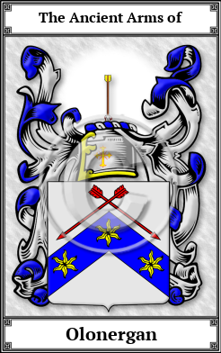 Olonergan Family Crest Download (JPG)  Book Plated - 150 DPI