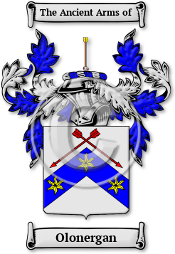 Olonergan Family Crest Download (jpg) Legacy Series - 150 DPI