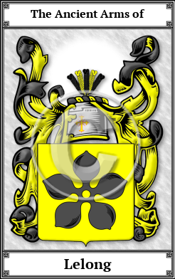 Lelong Family Crest Download (JPG) Book Plated - 600 DPI