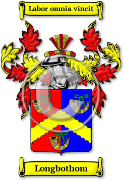 Longbothom Family Crest Download (JPG) Legacy Series - 600 DPI
