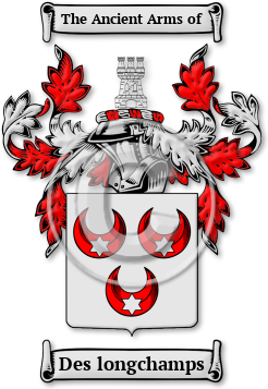 Des longchamps Family Crest Download (jpg) Legacy Series - 150 DPI