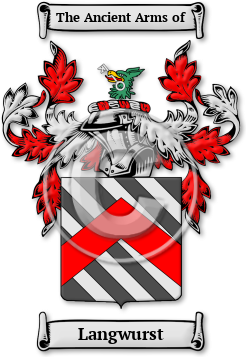 Langwurst Family Crest Download (jpg) Legacy Series - 150 DPI