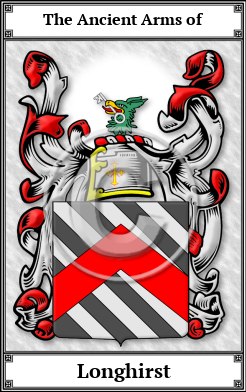 Longhirst Family Crest Download (JPG) Book Plated - 600 DPI