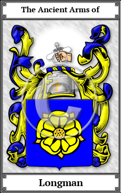 Longman Family Crest Download (JPG)  Book Plated - 150 DPI