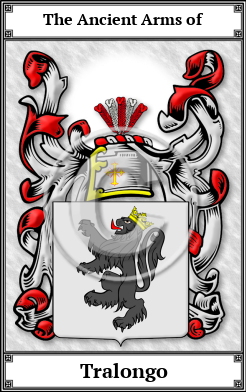 Tralongo Family Crest Download (JPG)  Book Plated - 150 DPI