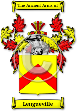 Lengueville Family Crest Download (JPG) Legacy Series - 600 DPI