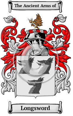 Longsword Family Crest Download (JPG) Heritage Series - 600 DPI