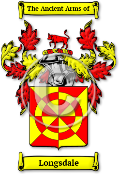 Longsdale Family Crest Download (jpg) Legacy Series - 150 DPI