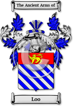 Loo Family Crest Download (jpg) Legacy Series - 150 DPI