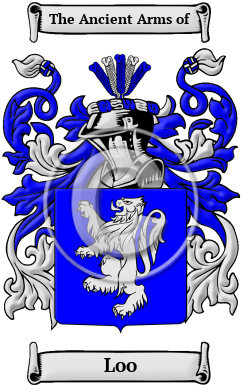 Loo Family Crest Download (JPG) Heritage Series - 600 DPI