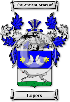 Lopers Family Crest Download (jpg) Legacy Series - 150 DPI