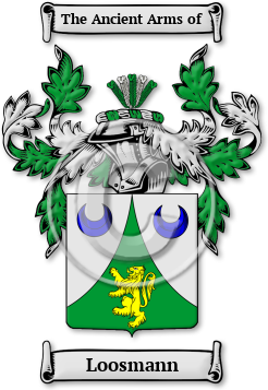 Loosmann Family Crest Download (jpg) Legacy Series - 150 DPI