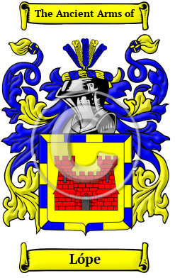 Lópe Family Crest Download (JPG) Heritage Series - 300 DPI