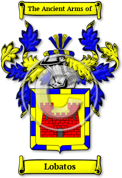 Lobatos Family Crest Download (jpg) Legacy Series - 150 DPI