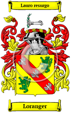 Loranger Family Crest/Coat of Arms