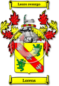 Lorens Family Crest Download (JPG) Legacy Series - 300 DPI